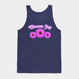 Choose Joy Floral Design Tank Top